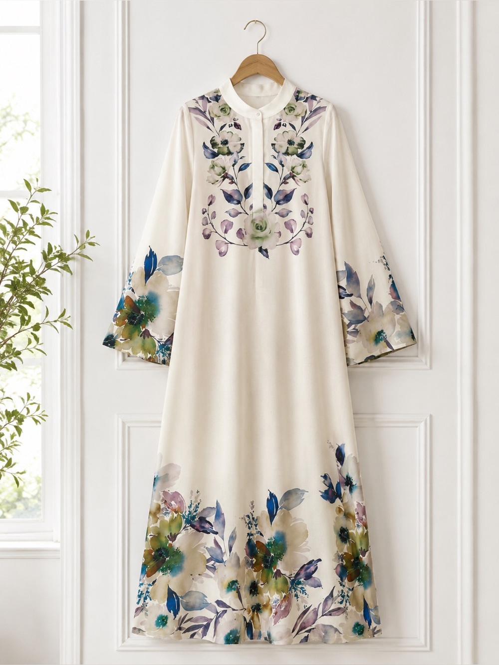 Floral Elegance Maxi Dress